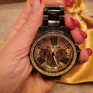 Michael Kors jeweled watch.